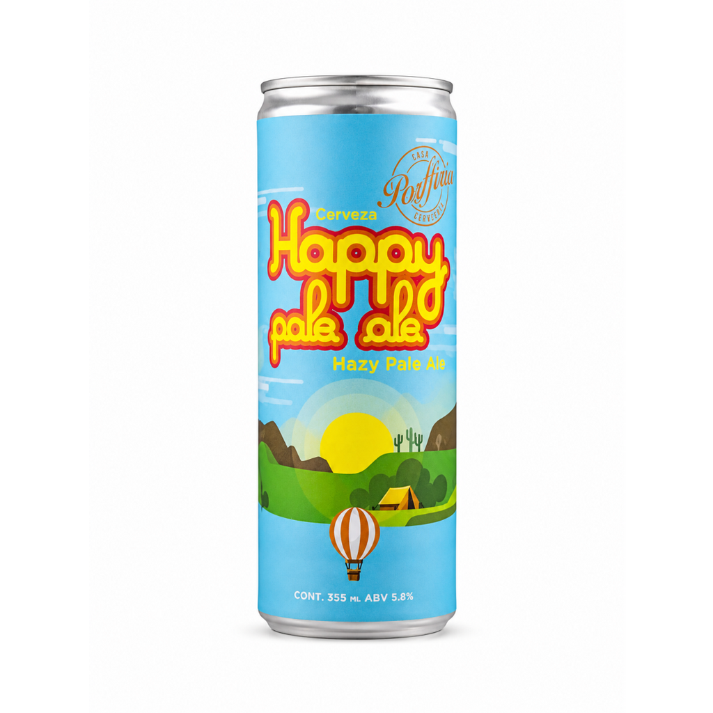 24 PACK CERVEZA HAPPY PALE ALE LATA 355ML